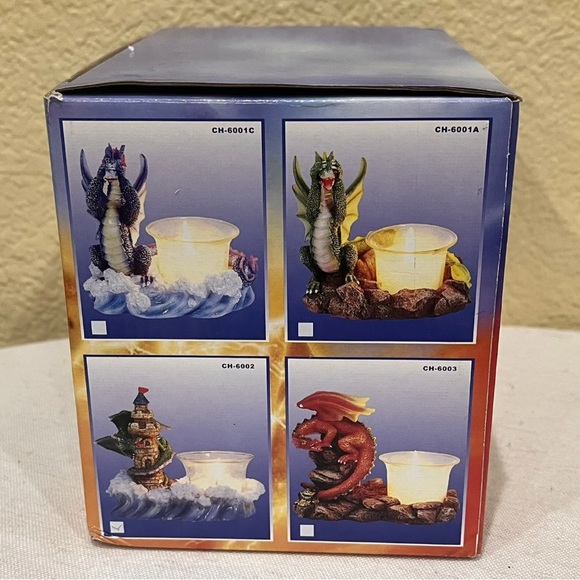 Gifts Dragon Statue with Tea Light Candle Holder - Draco The Dragon Statues - Picture 7 of 7